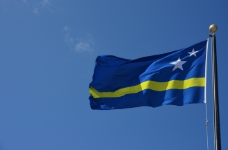 De vlag van Curaçao